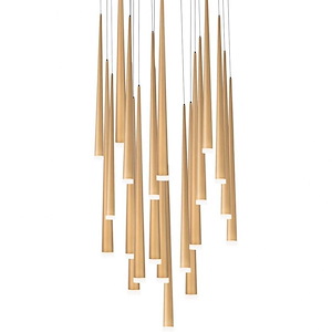 Cascade-158W 21 LED Round Chandelier in Modern Style-26 Inches Wide by 28 Inches High - 880617