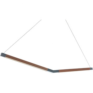 Bough - 41W 1 LED Linear Pendant In Contemporary Style-6.13 Inches Tall and 1.25 Inches Wide