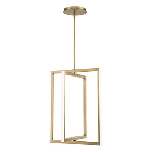 Portal-37W 4 LED Pendant in Mid-Century Modern Style-20 Inches Wide by 26 Inches High