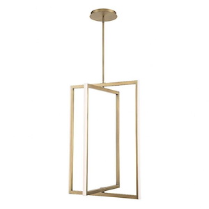 Portal-43W 4 LED Pendant in Mid-Century Modern Style-24 Inches Wide by 34 Inches High