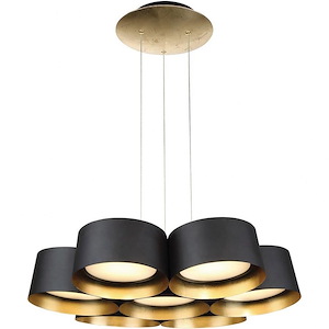Marimba-59W 7 LED Chandelier in Modern Style-24 Inches Wide by 5 Inches High - 880694