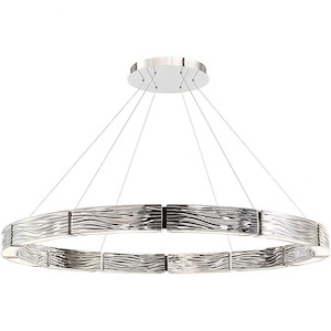 Zelda-75W 12 LED Chandelier in Contemporary Style-48 Inches Wide by 3.3 Inches High - 1334214
