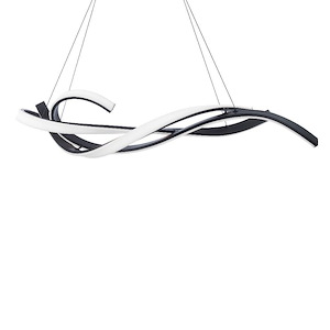 Tidal - 82W 1 LED Linear Pendant In Modern Style-13 Inches Tall and 14.5 Inches Wide