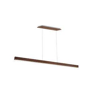 Drift-100W 1 LED Linear Pendant in Contemporary Style-84 Inches Wide by 3 Inches High - 880641