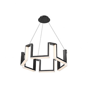 Gotham-54W 1 LED Chandelier in Contemporary Style-34 Inches Wide by 10 Inches High