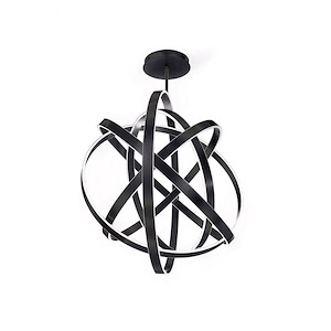 Kinetic-300W 1 LED Chandelier in Contemporary Style-60 Inches Wide by 60 Inches High - 880665