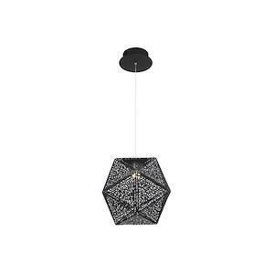Riddle-17W 1 LED Pendant in Contemporary Style-12 Inches Wide by 11 Inches High - 1151648