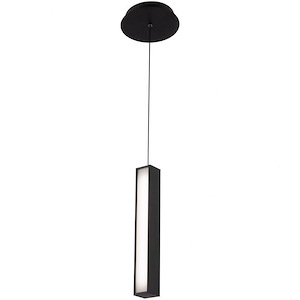 Chaos-10W 1 LED Pendant in Mid-Century Modern Style-2 Inches Wide by 14 Inches High