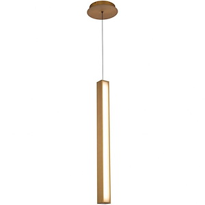 Chaos-15W 1 LED Pendant in Mid-Century Modern Style-2 Inches Wide by 20 Inches High
