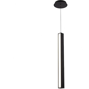 Chaos-22W 1 LED Pendant in Mid-Century Modern Style-2 Inches Wide by 26 Inches High