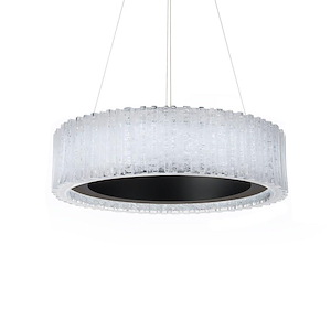 Rhiannon - 56W 1 LED Chandelier In Mid-Century Modern Style-7 Inches Tall and 28 Inches Wide
