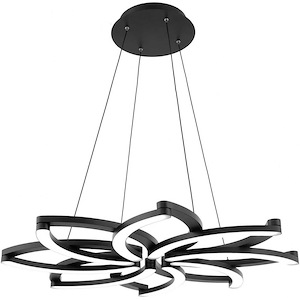 Bloom-45W 1 LED Chandelier in Modern Style-32 Inches Wide by 1.25 Inches High