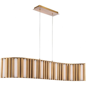 Aretha-31W 1 LED Chandelier in Mid-Century Modern Style-17 Inches Wide by 10 Inches High