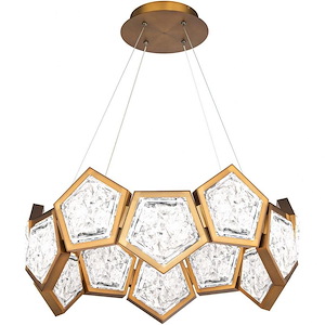 Starlight Starbright-42.2W 1 LED Chandelier in Mid-Century Modern Style-26 Inches Wide by 10 Inches High