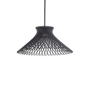 Zenya - 20W 1 LED Pendant In Transitional Style-11.13 Inches Tall and 23.13 Inches Wide