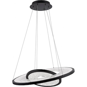 Jupiter-62.17W 2 LED Chandelier in Mid-Century Modern Style-26.88 Inches Wide by 0.75 Inches High