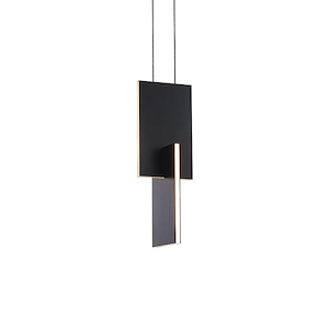 Amari - 28W 1 LED Mini Pendant In Contemporary Style-13.5 Inches Tall and 4.75 Inches Wide