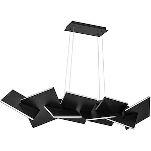 Konstruct-78W 1 LED Chandelier in Modern Style-48 Inches Wide by 15 Inches High