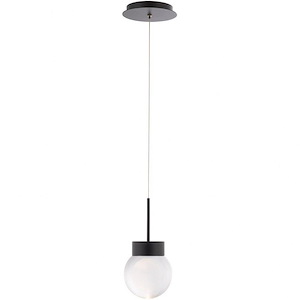 Double Bubble-9W 1 LED Pendant in Contemporary Style-5.13 Inches Wide by 6 Inches High - 970515