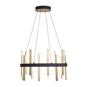 Harmonix-56W 1 LED Chandelier in Mid-Century Modern Style-24 Inches Wide by 14.5 Inches High