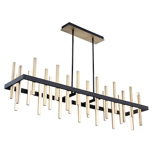 Harmonix-91W 1 LED Chandelier in Mid-Century Modern Style-56 Inches Wide by 14.5 Inches High