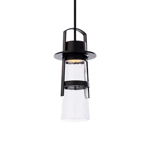 Balthus - 13W 1 LED Outdoor Pendant In Transitional Style-15.13 Inches Tall and 7 Inches Wide