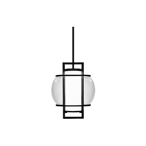 Lucid-12W 1 LED Outdoor Pendant in Modern Style-11 Inches Wide by 14.8 Inches High - 1334312