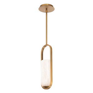 Rollins - 14.3W 1 LED Mini Pendant In Contemporary Style-16 Inches Tall and 3.75 Inches Wide