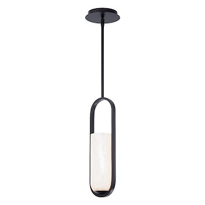 Rollins - 14.3W 1 LED Mini Pendant In Contemporary Style-16 Inches Tall and 3.75 Inches Wide