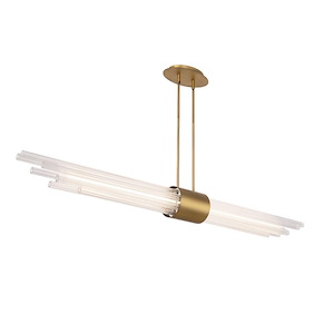 Luzerne - 26.5W 1 LED Linear Pendant In Contemporary Style-4.88 Inches Tall and 4.13 Inches Wide - 1286819