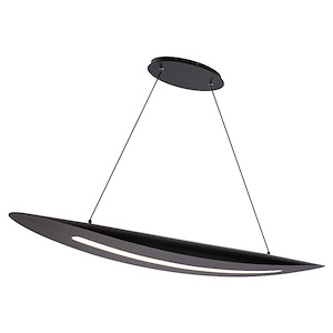Black Jack - 54.5W 1 LED Linear Pendant In Modern Style-3 Inches Tall and 8.13 Inches Wide