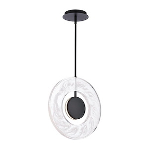 Cymbal - 9W 1 LED Mini Pendant In Mid-Century Modern Style-18 Inches Tall and 14 Inches Wide - 1286822