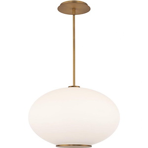 Illusion - 20.2W 1 LED Pendant In Contemporary Style-10.38 Inches Tall and 16 Inches Wide - 1286825