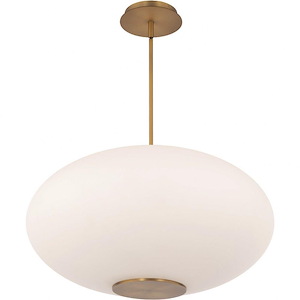 Illusion - 29.3W 1 LED Pendant In Contemporary Style-12.5 Inches Tall and 22.13 Inches Wide - 1286826