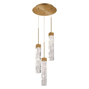 Minx - 13.3W 3 LED Pendant In Modern Style-13 Inches Tall and 12 Inches Wide