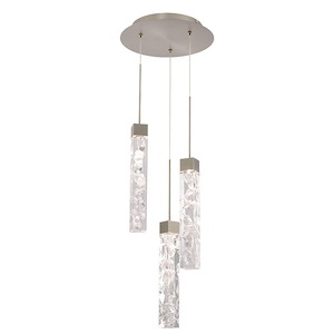 Minx - 13.3W 3 LED Pendant In Modern Style-13 Inches Tall and 12 Inches Wide