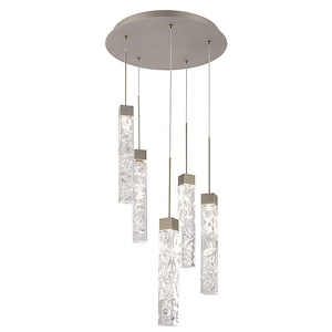 Minx - 21.6W 5 LED Pendant In Modern Style-13 Inches Tall and 17 Inches Wide
