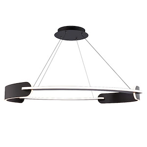 Ilios - 70.2W 4 LED Pendant In Contemporary Style-3.5 Inches Tall and 39 Inches Wide