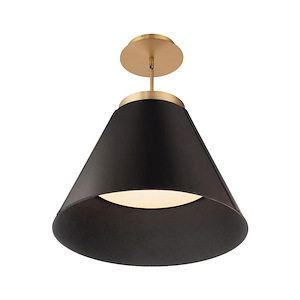 Bentley - 43W 1 LED Pendant In Modern Style-18 Inches Tall and 24.13 Inches Wide