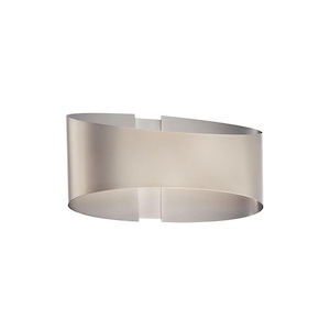 Swerve - 15W 1 LED Wall Sconce In Modern Style-4.88 Inches Tall and 4 Inches Wide