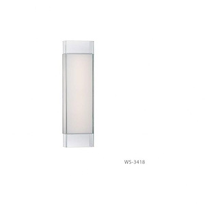 Cloud-15.5W 1 LED Bath Vanity in Contemporary Style-2.5 Inches Wide by 4.6 Inches High
