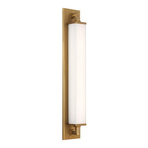 Gatsby-25W 1 LED Wall Sconce in Traditional Style-4 Inches Wide by 32 Inches High