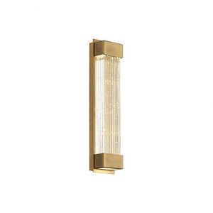 Tower-16W 1 LED Wall Sconce in Mid-Century Modern Style-2.25 Inches Wide by 14 Inches High