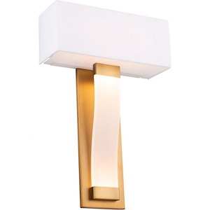 Diplomat-19W 2 LED Wall Sconce in Transitional Style-4 Inches Wide by 18.13 Inches High