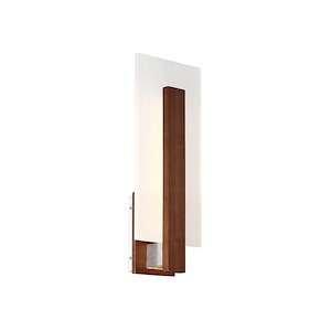 Stem-28W 1 LED Wall Sconce in Contemporary Style-4 Inches Wide by 19 Inches High