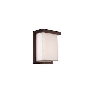 Ledge-11.5W 1 LED Outdoor Wall Mount in Contemporary Style-4 Inches Wide by 8 Inches High