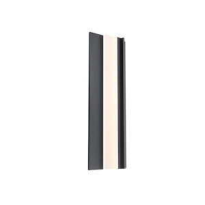 Enigma - 23W 1 LED Outdoor Wall Mount In Contemporary Style-27 Inches Tall and 4 Inches Wide