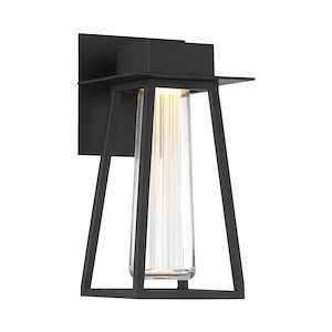 Avant Garde-12.5W 1 LED Outdoor Wall Mount in Mid-Century Modern Style-7.13 Inches Wide by 12.19 Inches High - 1224590