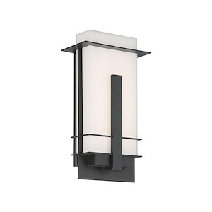 Kyoto-15.5W 1 LED Outdoor Wall Mount in Modern Style-4 Inches Wide by 14 Inches High