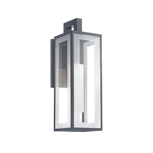 Cambridge - 12W 1 LED Outdoor Wall Mount In Transitional Style-18 Inches Tall and 7.5 Inches Wide